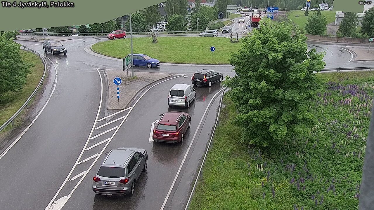 Weather Camera Image Väg 4 Jyväskylä, Palokka, Jyväskylä, Keski-Suomi