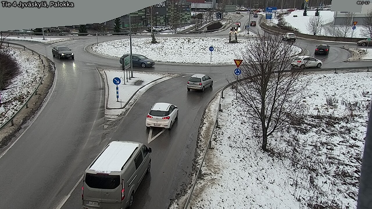 Weather Camera Image Väg 4 Jyväskylä, Palokka, Jyväskylä, Keski-Suomi