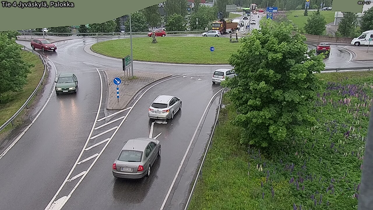 Weather Camera Image Väg 4 Jyväskylä, Palokka, Jyväskylä, Keski-Suomi
