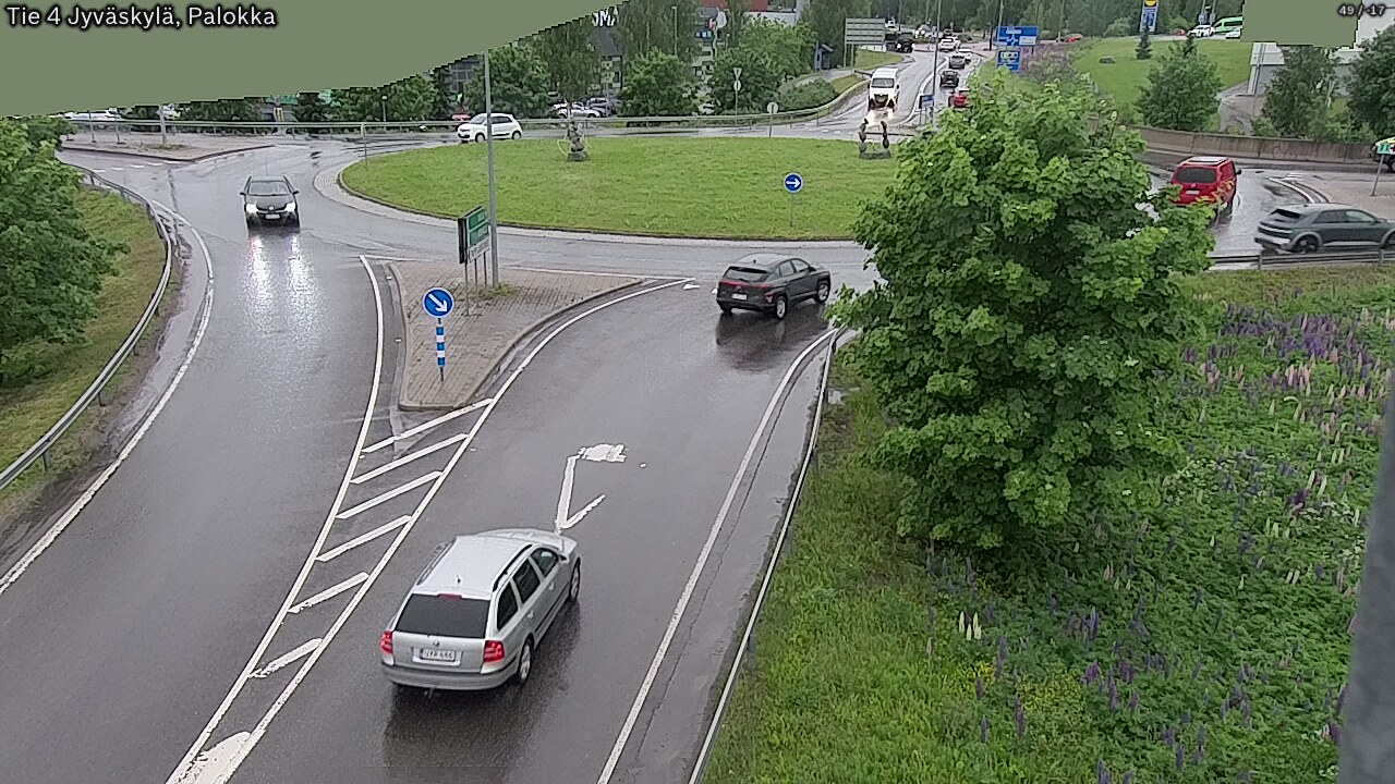 Weather Camera Image Väg 4 Jyväskylä, Palokka, Jyväskylä, Keski-Suomi