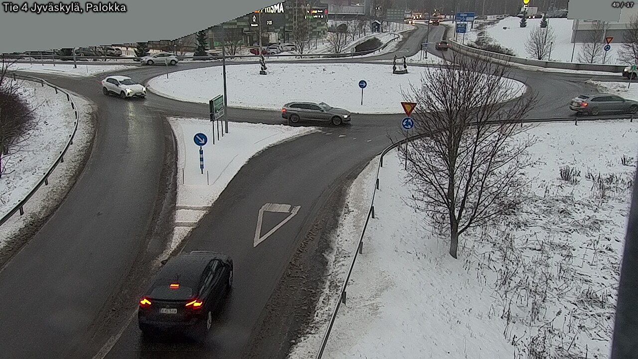 Weather Camera Image Väg 4 Jyväskylä, Palokka, Jyväskylä, Keski-Suomi