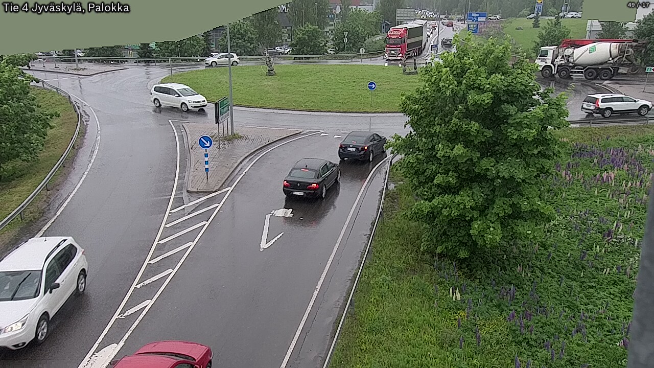 Weather Camera Image Väg 4 Jyväskylä, Palokka, Jyväskylä, Keski-Suomi