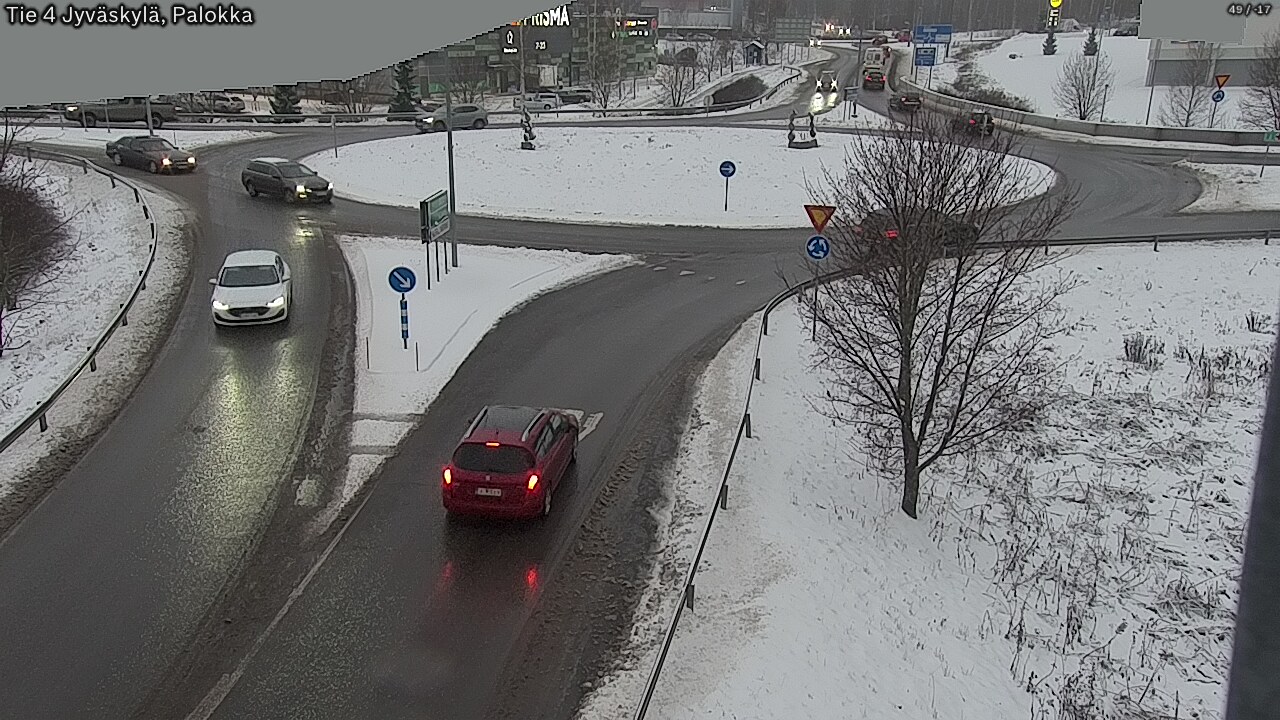 Weather Camera Image Väg 4 Jyväskylä, Palokka, Jyväskylä, Keski-Suomi