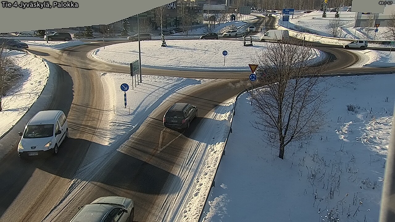 Weather Camera Image Road 4 Jyväskylä, Palokka, Jyväskylä, Keski-Suomi