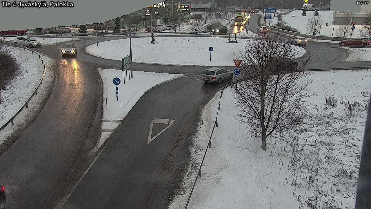 Weather Camera Image Väg 4 Jyväskylä, Palokka, Jyväskylä, Keski-Suomi