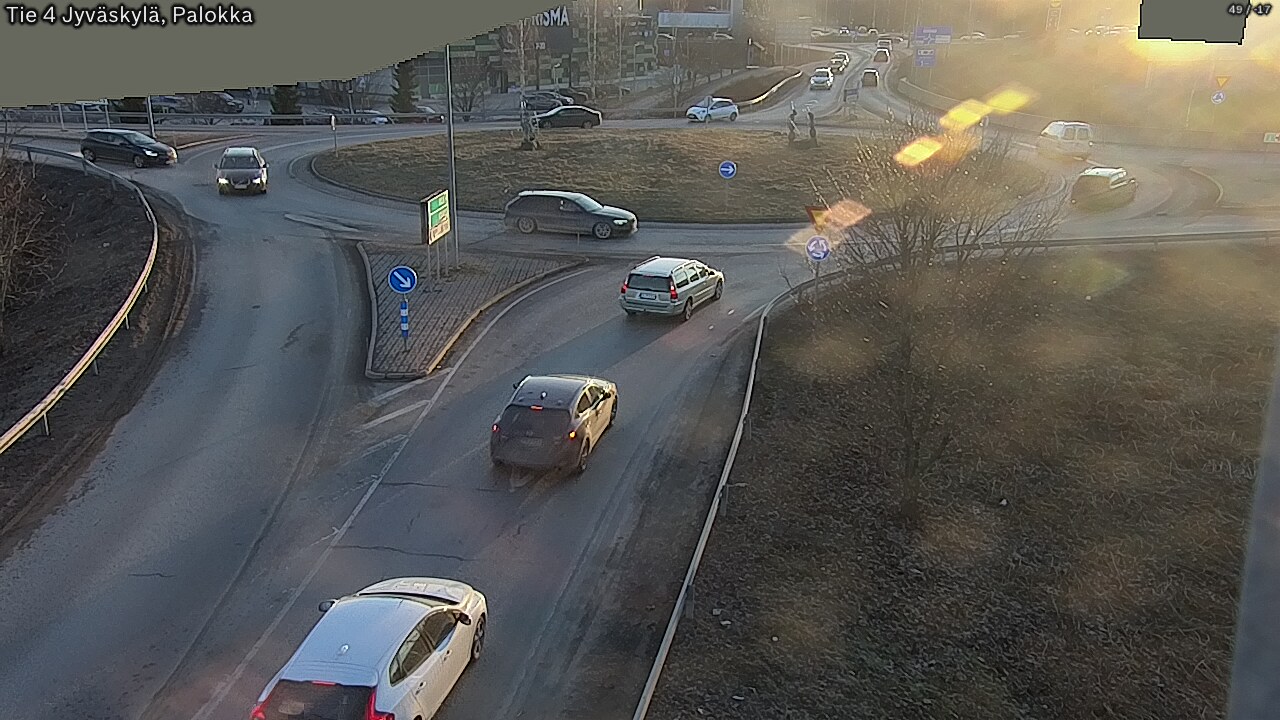 Weather Camera Image Väg 4 Jyväskylä, Palokka, Jyväskylä, Keski-Suomi