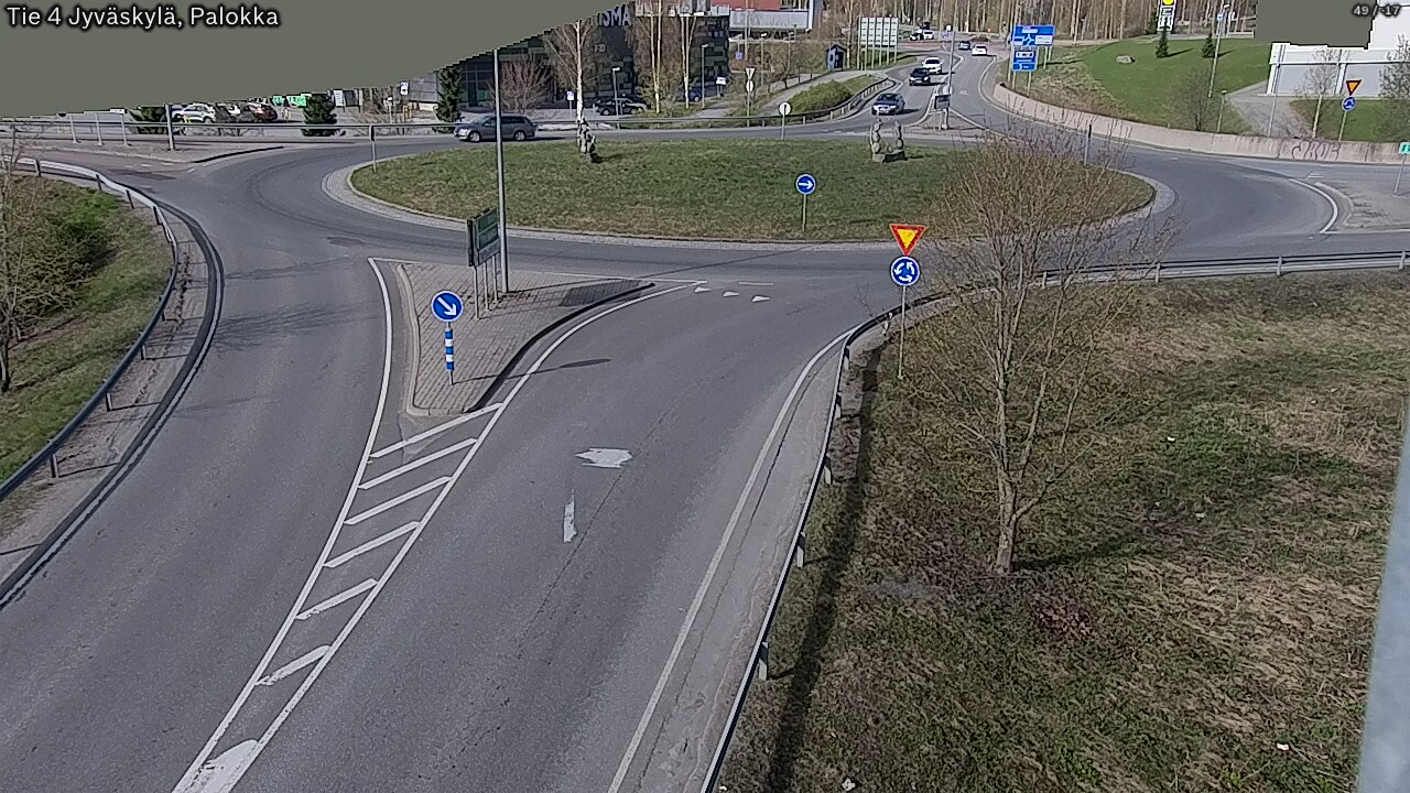 Weather Camera Image Road 4 Jyväskylä, Palokka, Jyväskylä, Keski-Suomi
