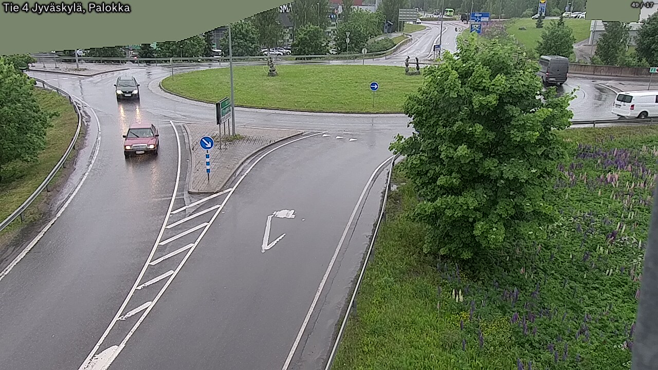 Weather Camera Image Väg 4 Jyväskylä, Palokka, Jyväskylä, Keski-Suomi