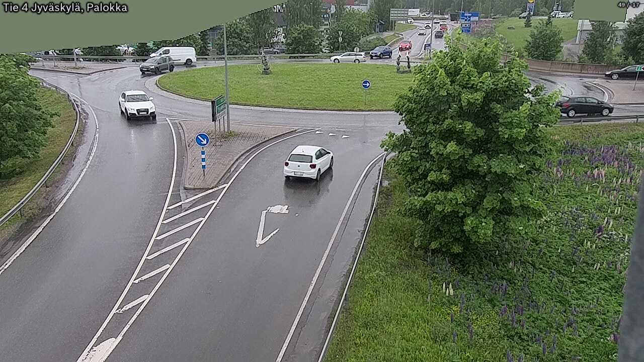 Weather Camera Image Väg 4 Jyväskylä, Palokka, Jyväskylä, Keski-Suomi