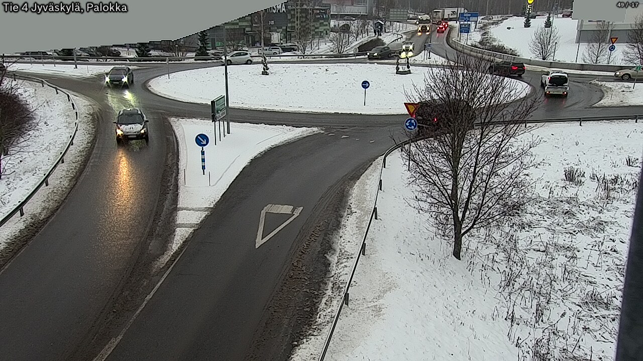 Weather Camera Image Väg 4 Jyväskylä, Palokka, Jyväskylä, Keski-Suomi