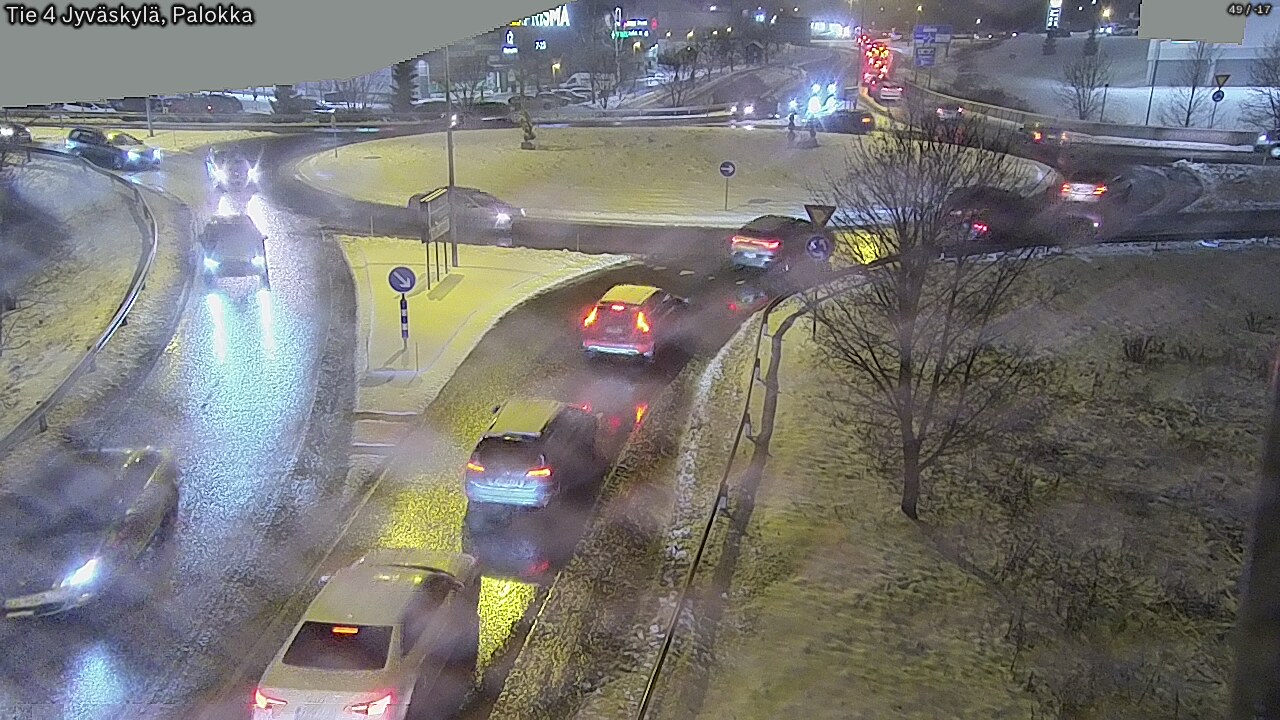 Weather Camera Image Väg 4 Jyväskylä, Palokka, Jyväskylä, Keski-Suomi