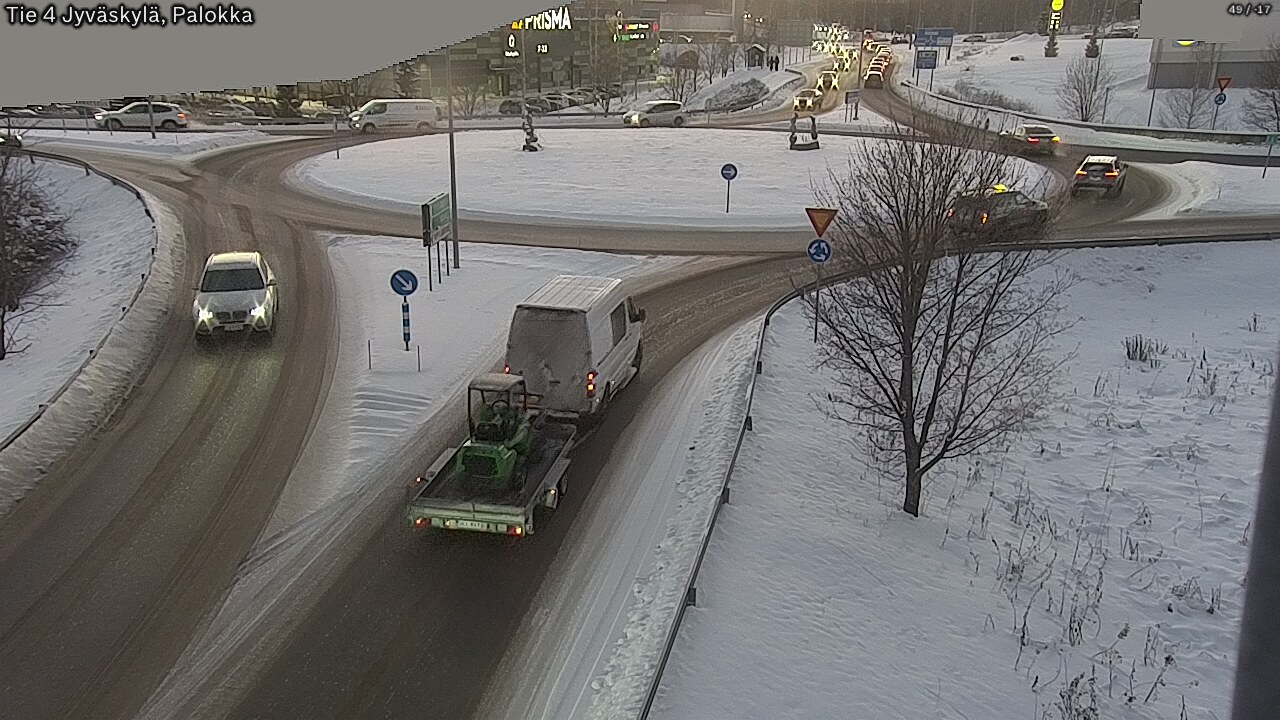 Weather Camera Image Road 4 Jyväskylä, Palokka, Jyväskylä, Keski-Suomi