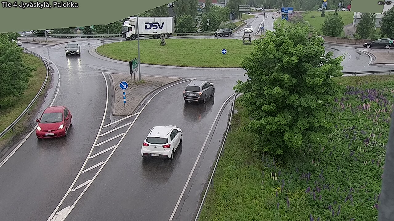 Weather Camera Image Väg 4 Jyväskylä, Palokka, Jyväskylä, Keski-Suomi