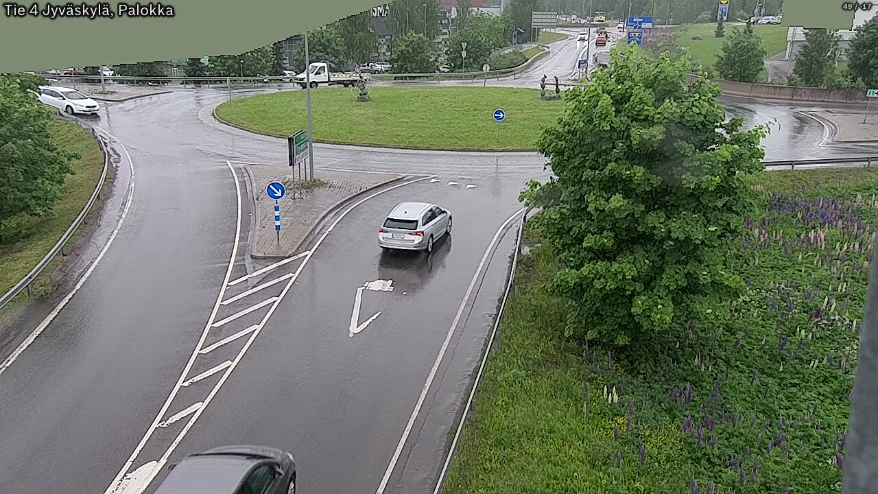 Weather Camera Image Väg 4 Jyväskylä, Palokka, Jyväskylä, Keski-Suomi