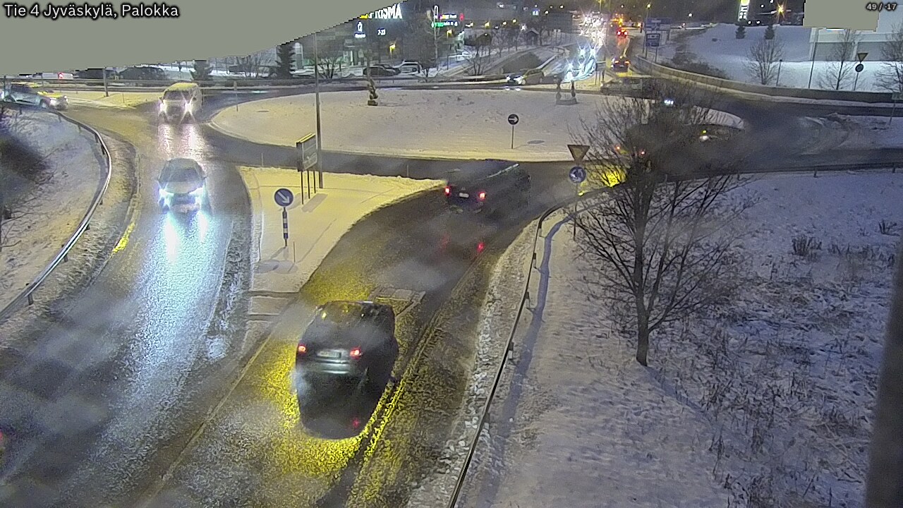 Weather Camera Image Väg 4 Jyväskylä, Palokka, Jyväskylä, Keski-Suomi