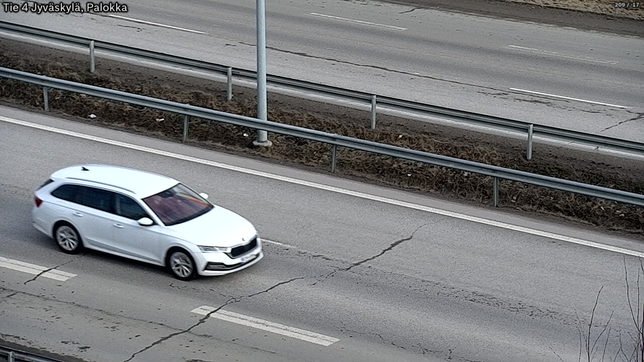 Weather Camera Image Väg 4 Jyväskylä, Palokka, Jyväskylä, Keski-Suomi