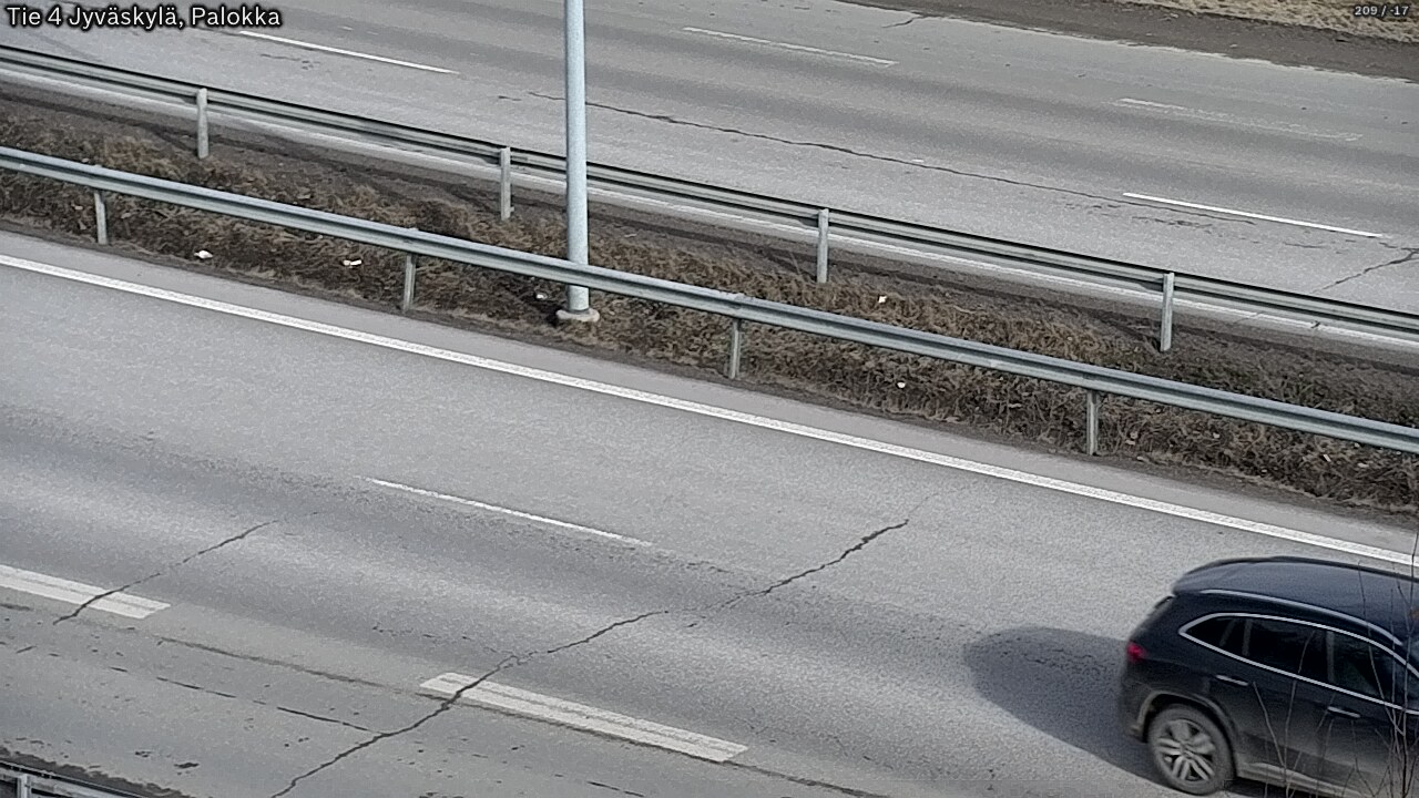 Weather Camera Image Väg 4 Jyväskylä, Palokka, Jyväskylä, Keski-Suomi