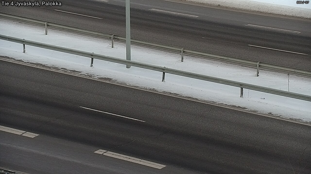 Weather Camera Image Road 4 Jyväskylä, Palokka, Jyväskylä, Keski-Suomi