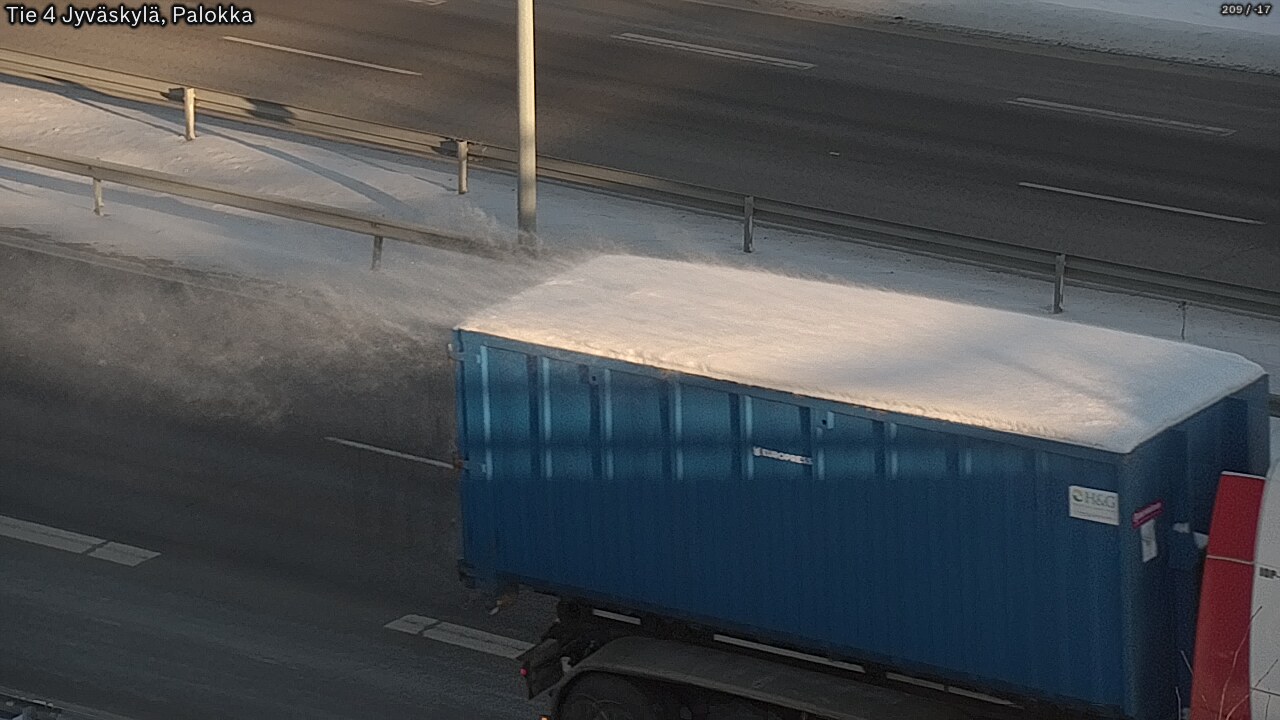Weather Camera Image Road 4 Jyväskylä, Palokka, Jyväskylä, Keski-Suomi