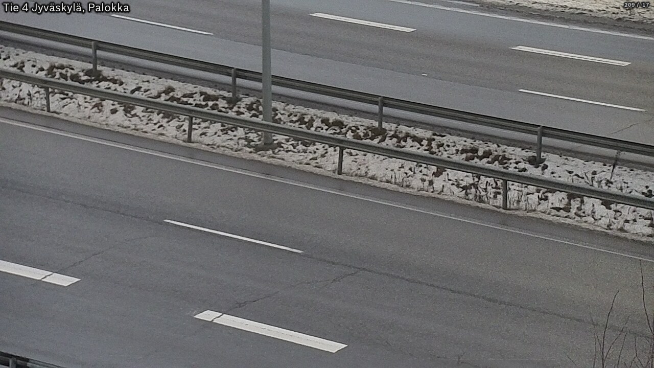 Weather Camera Image Väg 4 Jyväskylä, Palokka, Jyväskylä, Keski-Suomi
