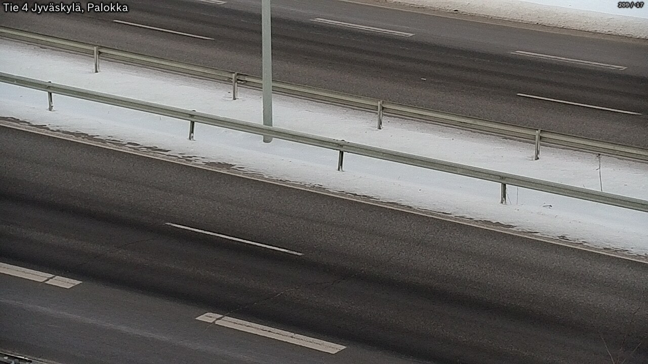 Weather Camera Image Road 4 Jyväskylä, Palokka, Jyväskylä, Keski-Suomi