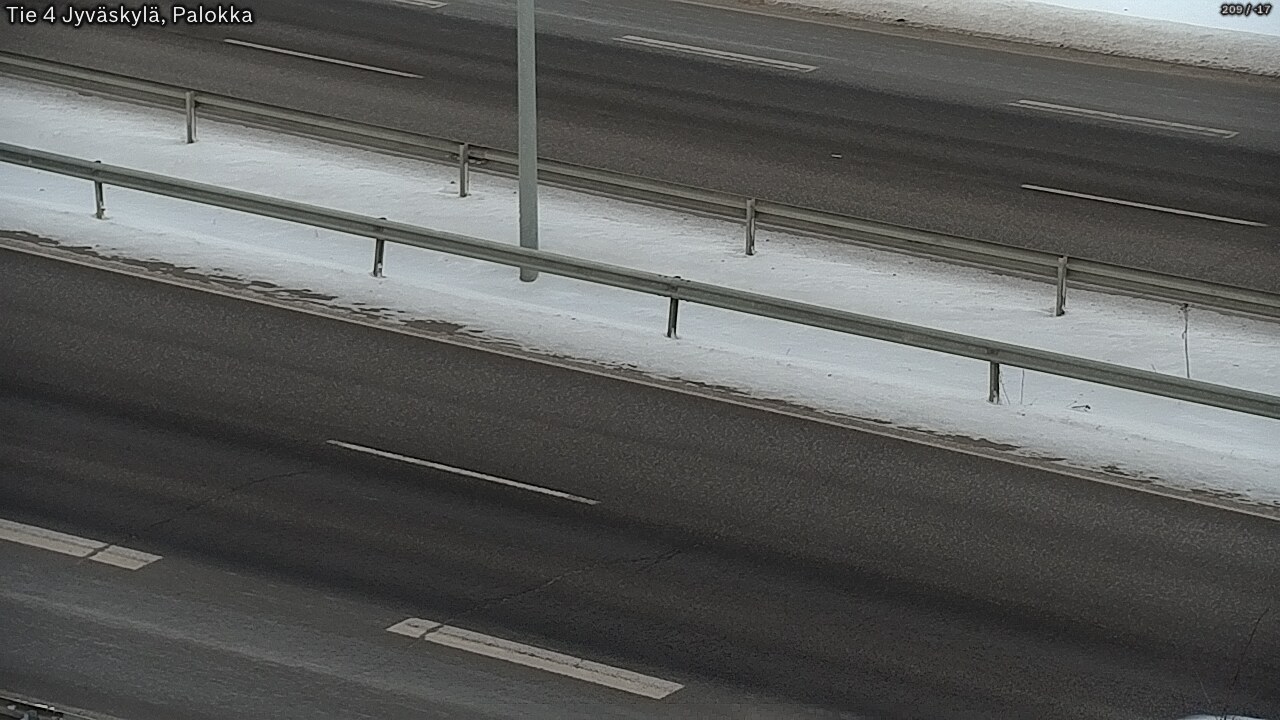Weather Camera Image Road 4 Jyväskylä, Palokka, Jyväskylä, Keski-Suomi