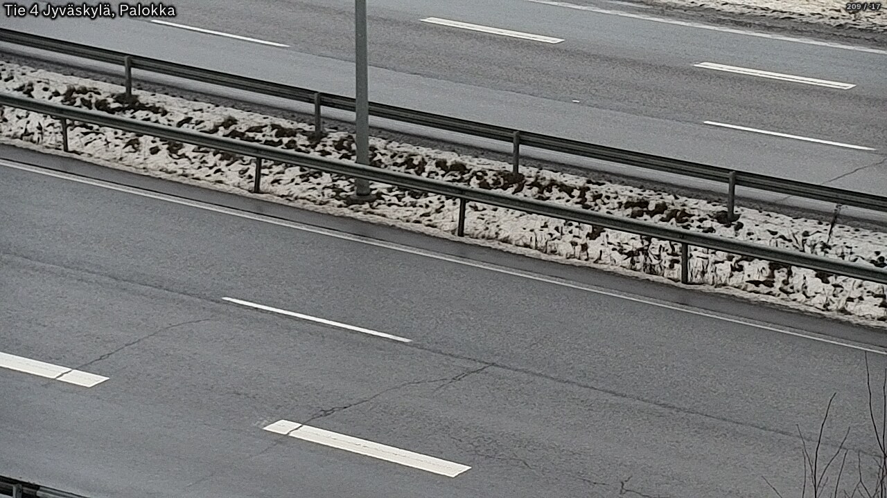 Weather Camera Image Väg 4 Jyväskylä, Palokka, Jyväskylä, Keski-Suomi