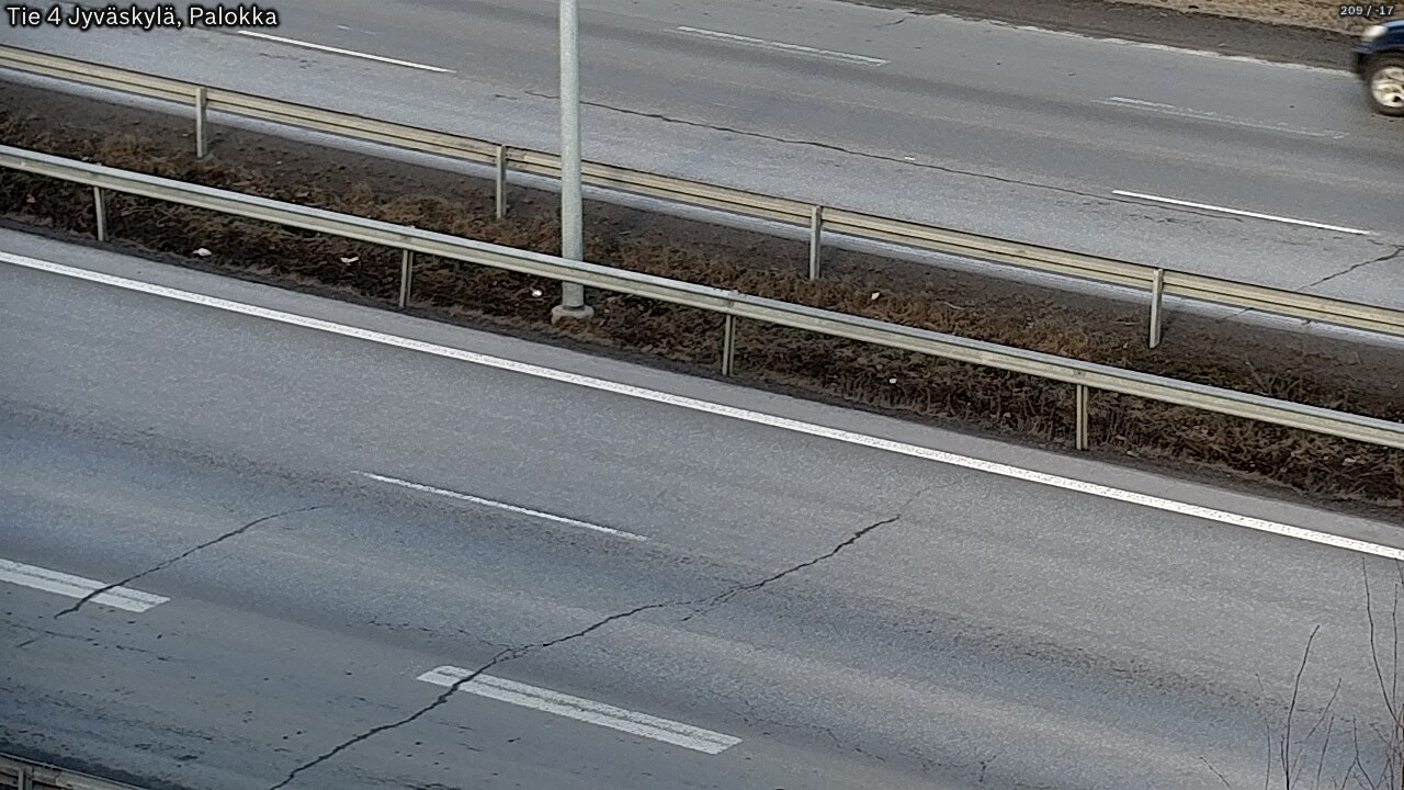 Weather Camera Image Väg 4 Jyväskylä, Palokka, Jyväskylä, Keski-Suomi