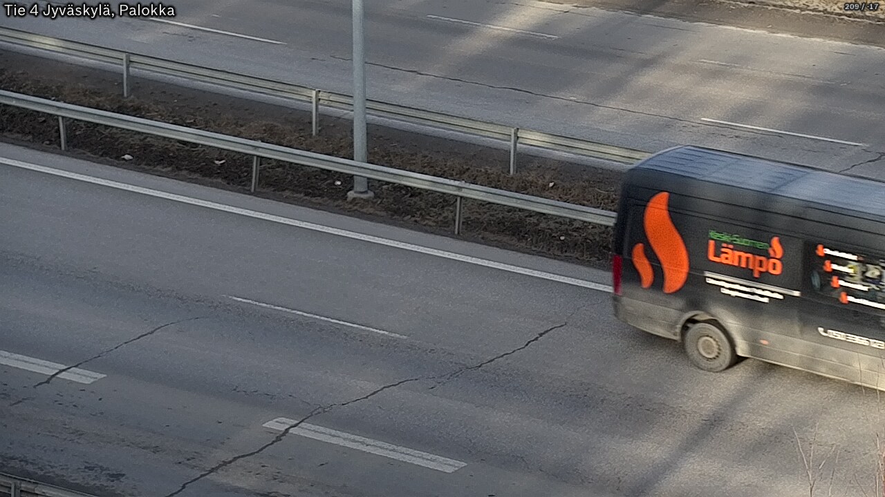 Weather Camera Image Väg 4 Jyväskylä, Palokka, Jyväskylä, Keski-Suomi