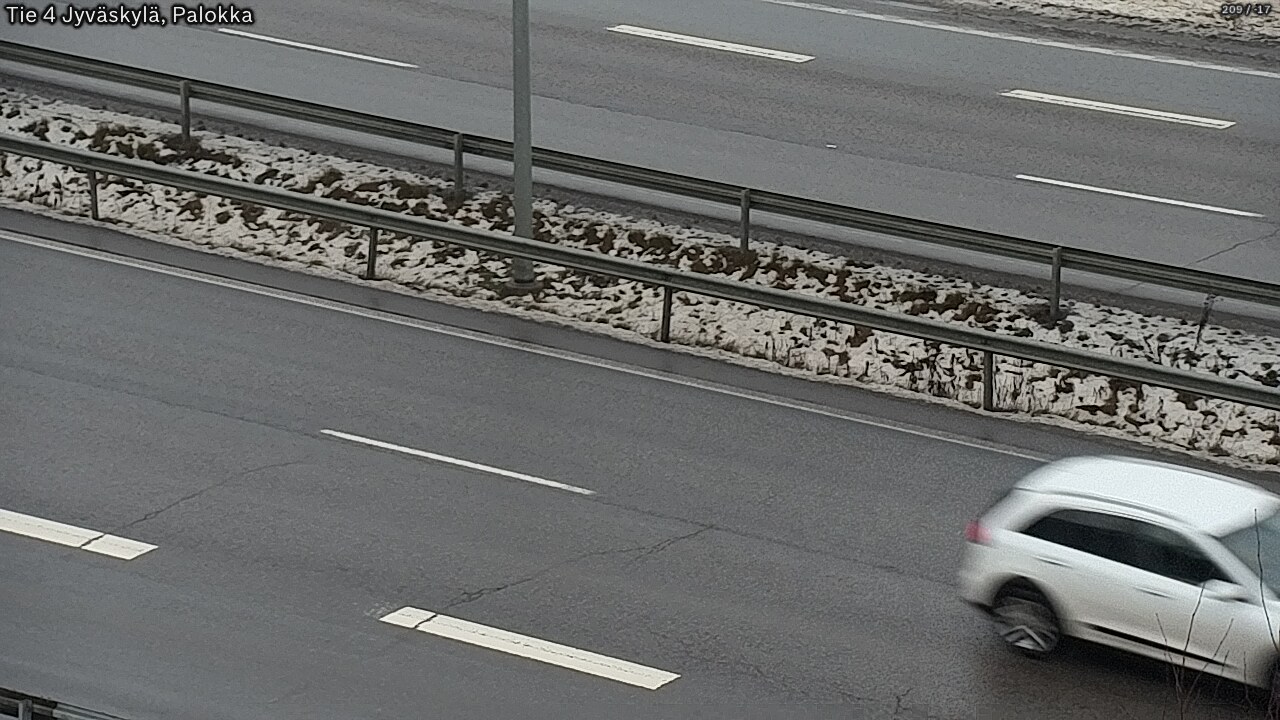 Weather Camera Image Väg 4 Jyväskylä, Palokka, Jyväskylä, Keski-Suomi