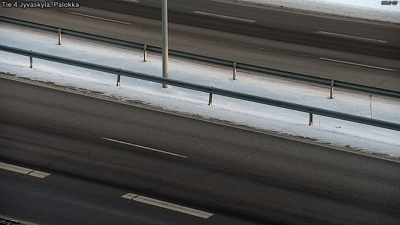 Weather Camera Image Road 4 Jyväskylä, Palokka, Jyväskylä, Keski-Suomi