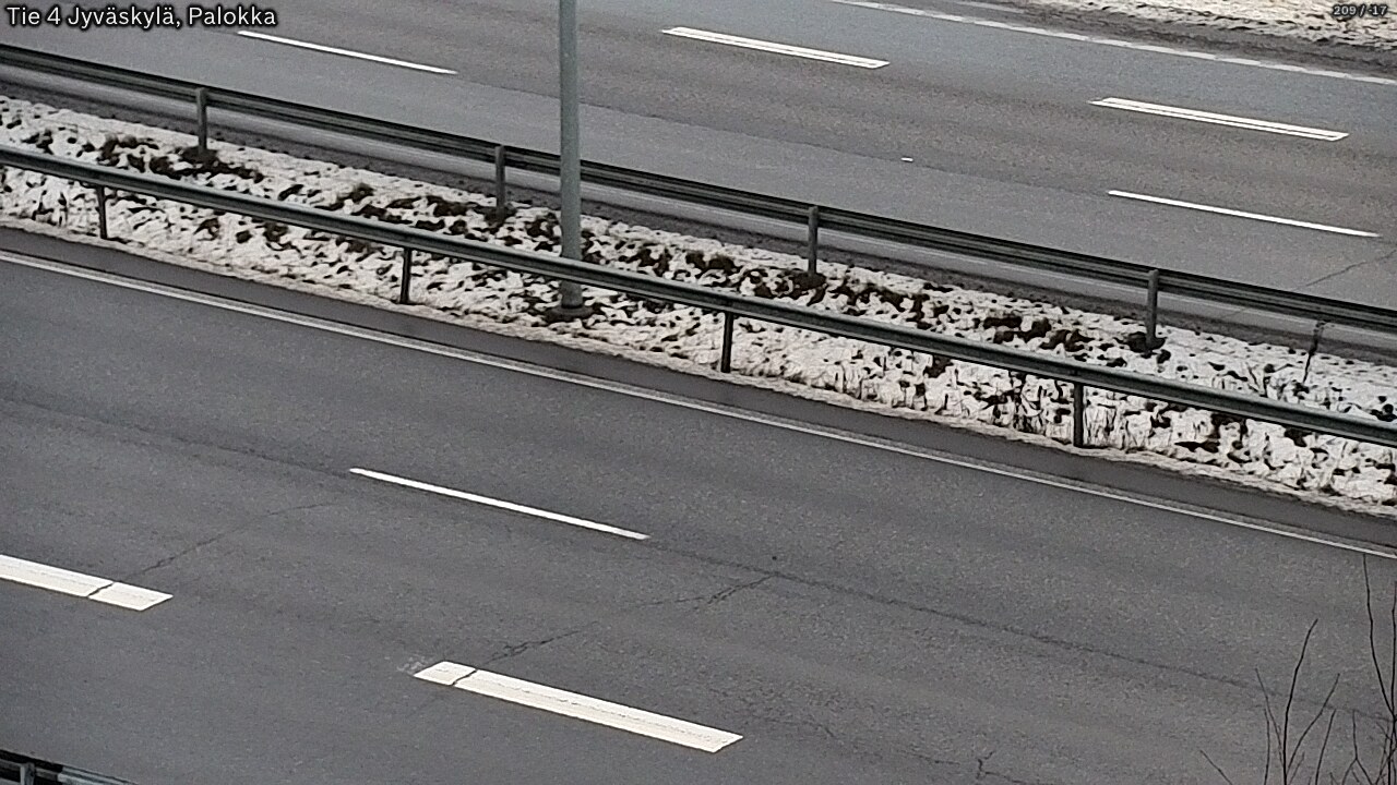 Weather Camera Image Väg 4 Jyväskylä, Palokka, Jyväskylä, Keski-Suomi