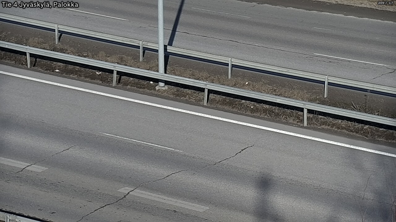 Weather Camera Image Väg 4 Jyväskylä, Palokka, Jyväskylä, Keski-Suomi
