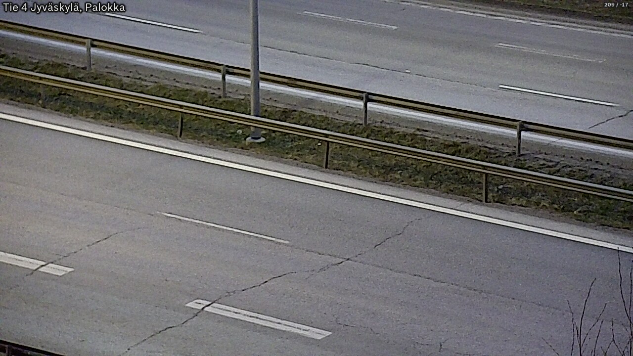 Weather Camera Image Väg 4 Jyväskylä, Palokka, Jyväskylä, Keski-Suomi