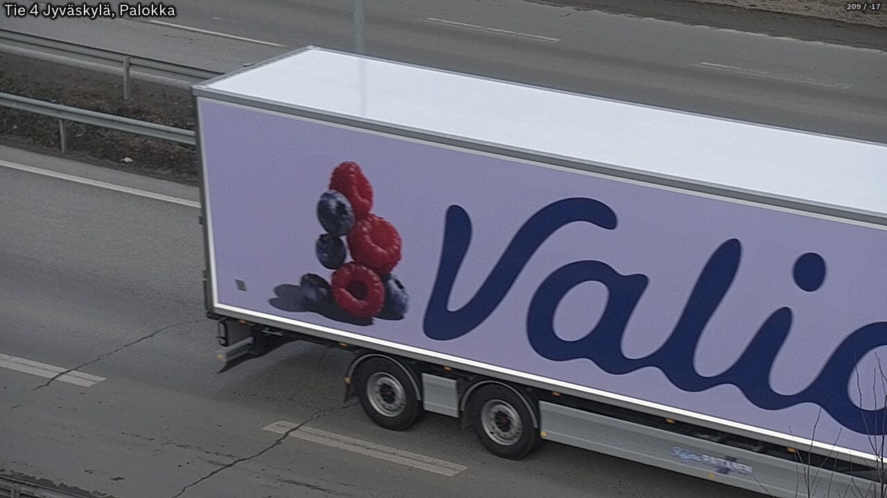 Weather Camera Image Väg 4 Jyväskylä, Palokka, Jyväskylä, Keski-Suomi