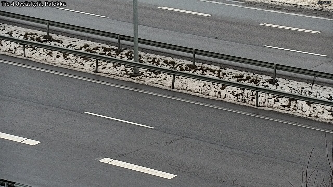 Weather Camera Image Väg 4 Jyväskylä, Palokka, Jyväskylä, Keski-Suomi