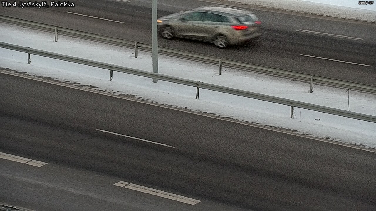 Weather Camera Image Road 4 Jyväskylä, Palokka, Jyväskylä, Keski-Suomi
