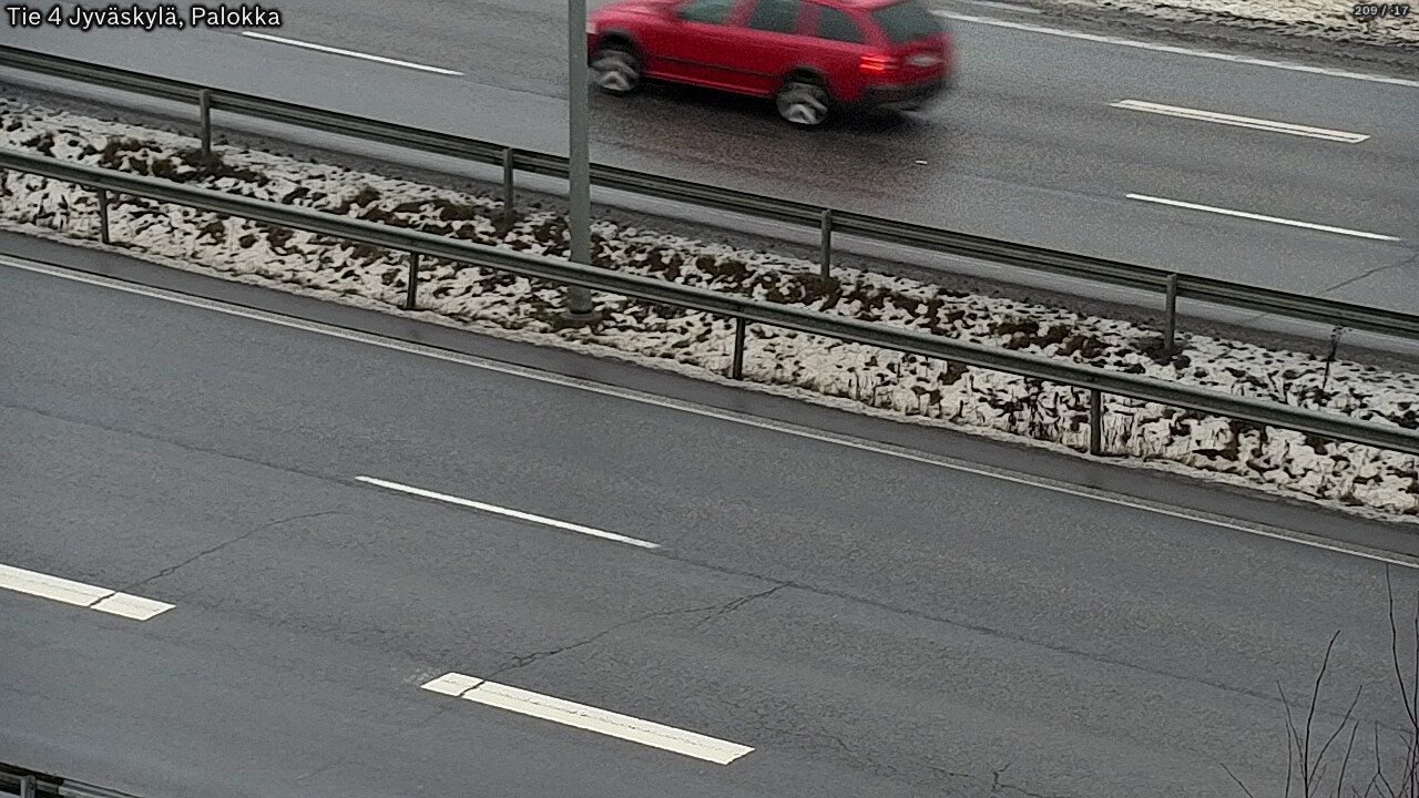 Weather Camera Image Väg 4 Jyväskylä, Palokka, Jyväskylä, Keski-Suomi