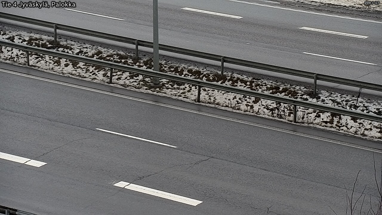 Weather Camera Image Väg 4 Jyväskylä, Palokka, Jyväskylä, Keski-Suomi