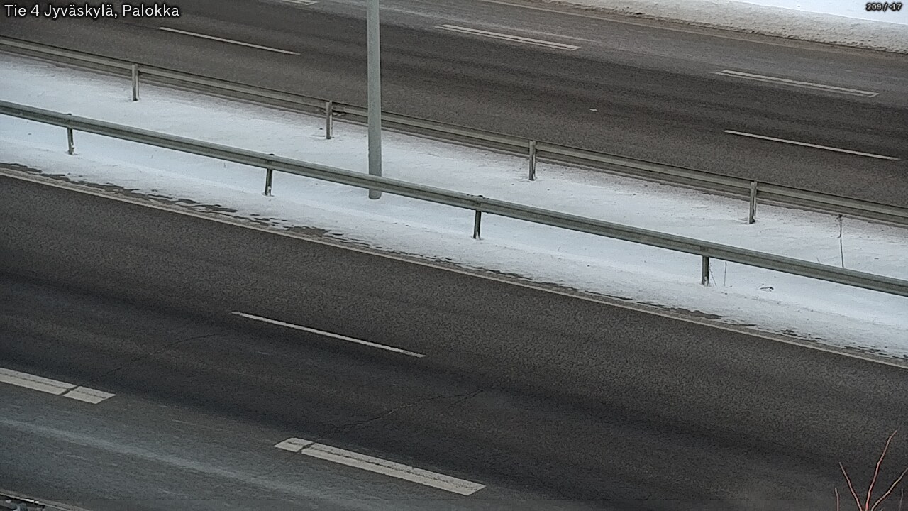 Weather Camera Image Road 4 Jyväskylä, Palokka, Jyväskylä, Keski-Suomi