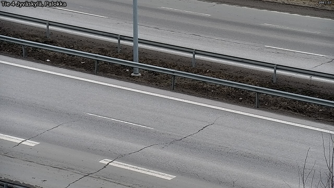 Weather Camera Image Väg 4 Jyväskylä, Palokka, Jyväskylä, Keski-Suomi