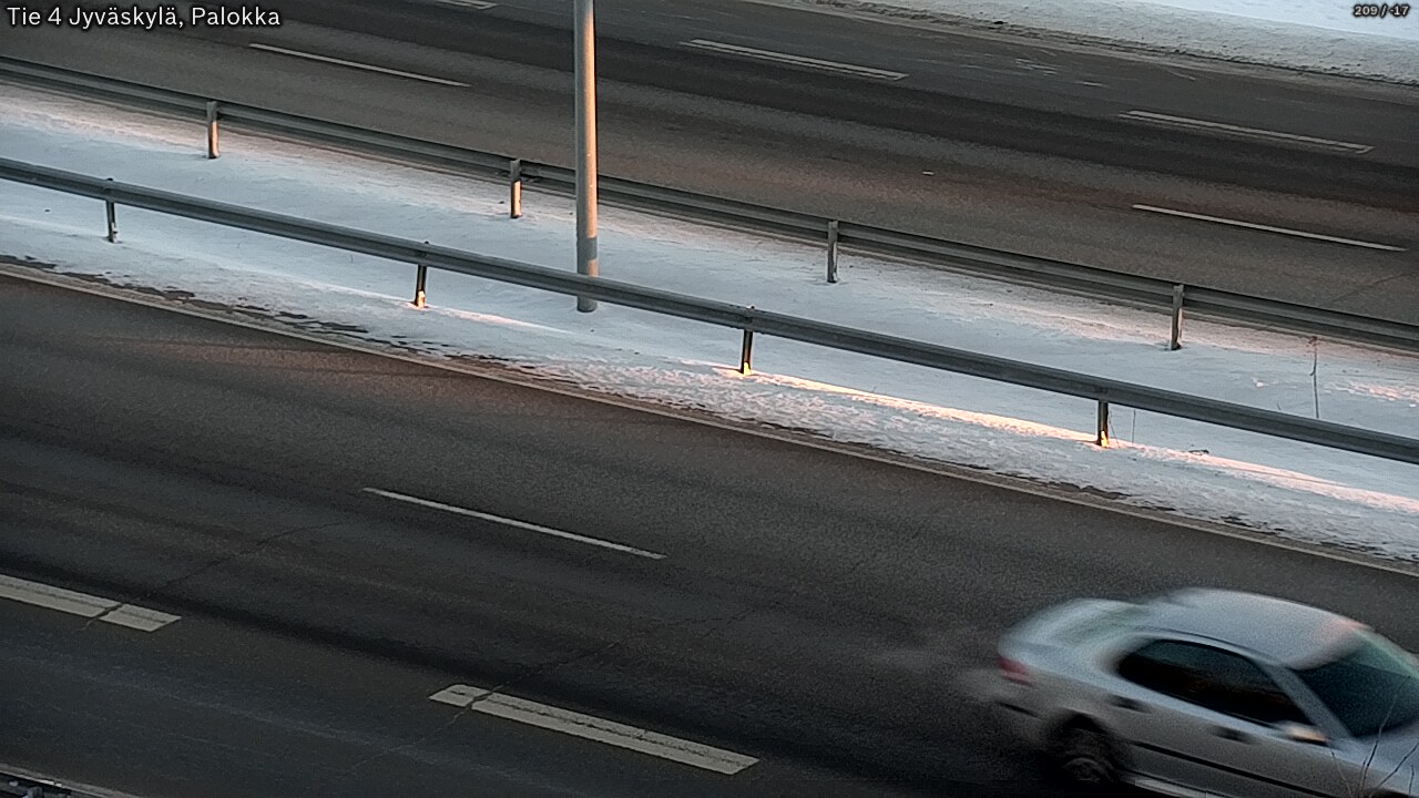 Weather Camera Image Road 4 Jyväskylä, Palokka, Jyväskylä, Keski-Suomi