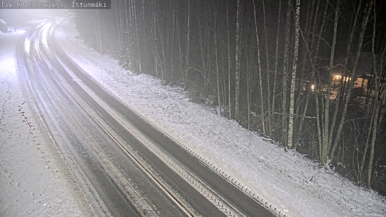 Weather Camera Image Väg 69 Konnevesi, Istunmäki, Konnevesi, Keski-Suomi