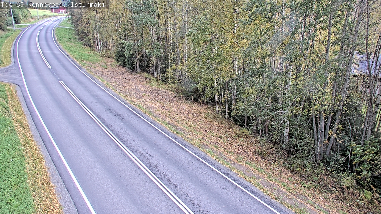 Weather Camera Image Väg 69 Konnevesi, Istunmäki, Konnevesi, Keski-Suomi