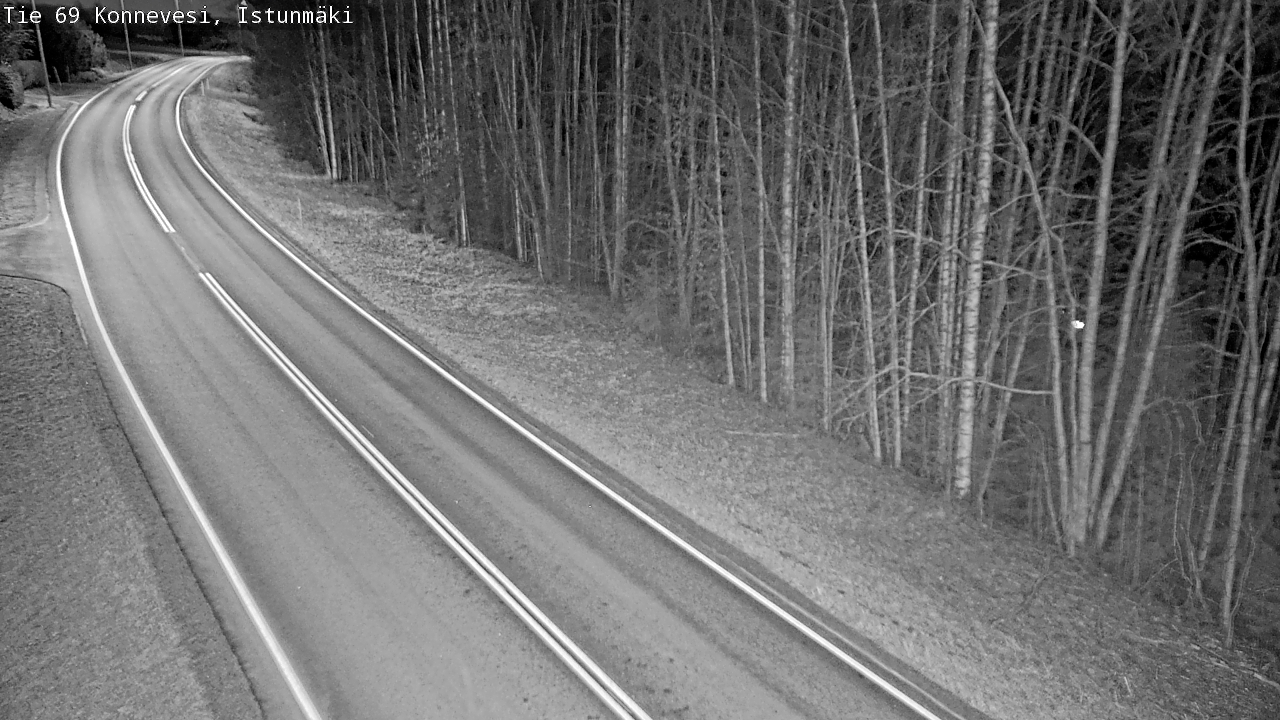 Weather Camera Image Väg 69 Konnevesi, Istunmäki, Konnevesi, Keski-Suomi