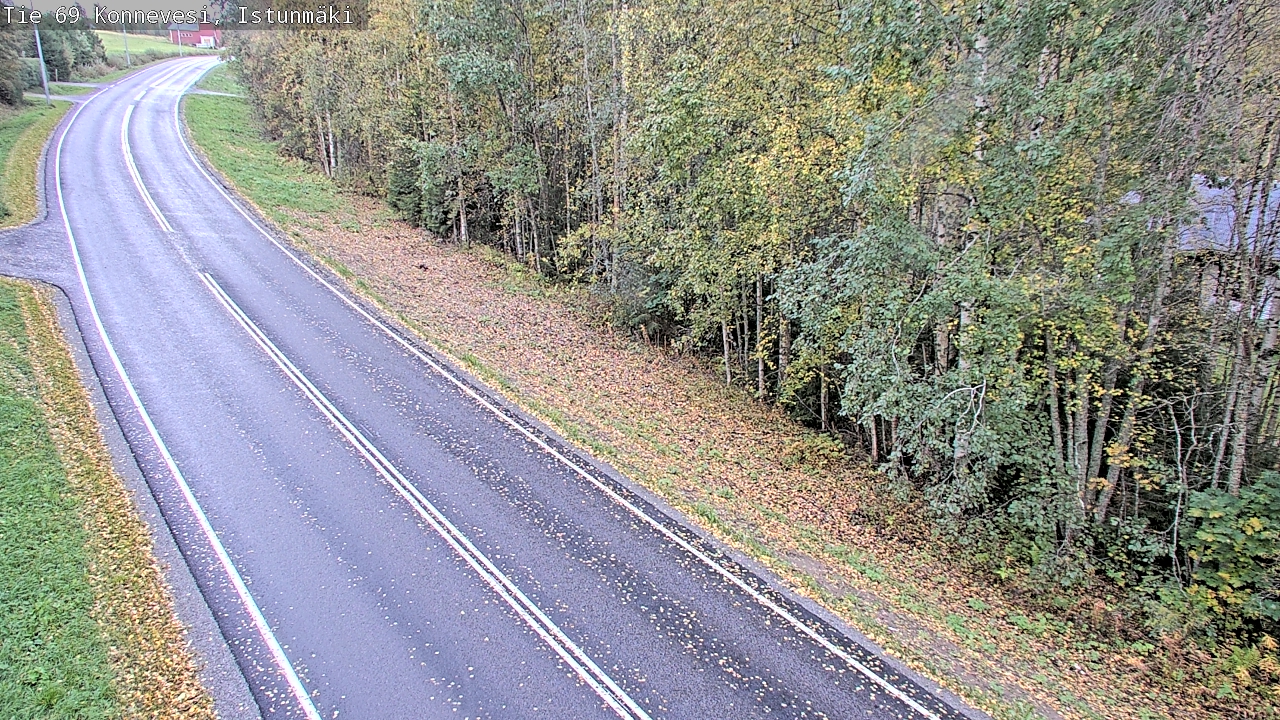 Weather Camera Image Road 69 Konnevesi, Istunmäki, Konnevesi, Keski-Suomi