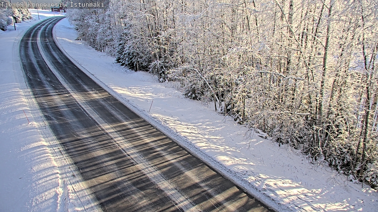 Weather Camera Image Road 69 Konnevesi, Istunmäki, Konnevesi, Keski-Suomi