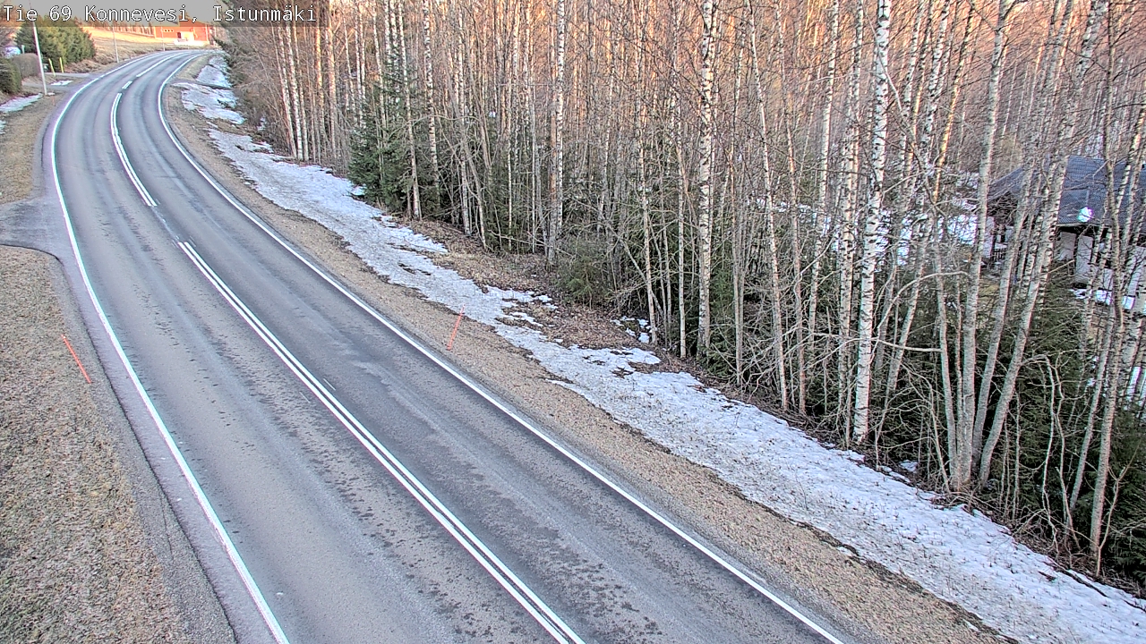 Weather Camera Image Road 69 Konnevesi, Istunmäki, Konnevesi, Keski-Suomi