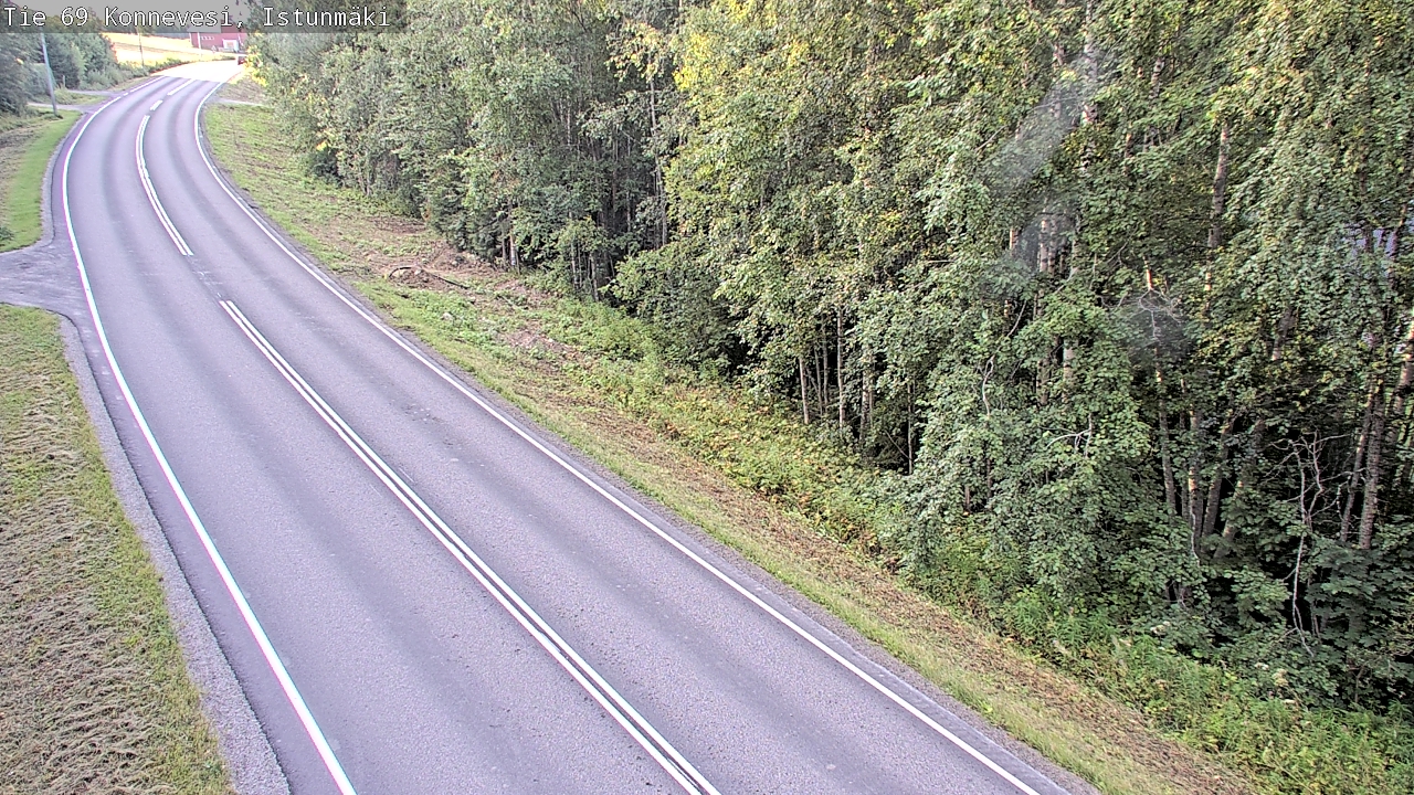 Weather Camera Image Road 69 Konnevesi, Istunmäki, Konnevesi, Keski-Suomi