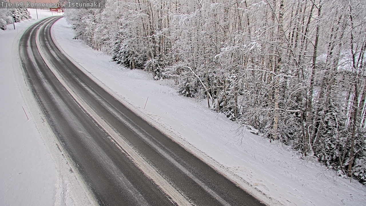 Weather Camera Image Road 69 Konnevesi, Istunmäki, Konnevesi, Keski-Suomi